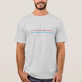 Modern Luxemburg, Luxemburg, Flagga Souvenir T Shirt