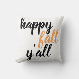 Modern Lycklig Fall Y'all Kudde