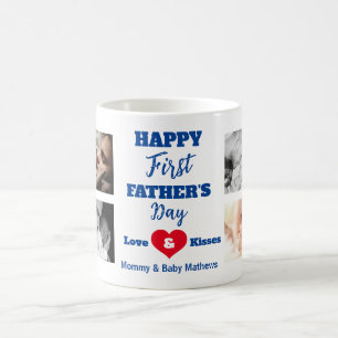 Modern Lycklig första Fars dag Kaffemugg