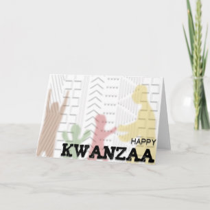 Modern Lycklig Kwanzaa Helgkort