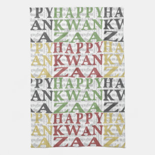 Modern Lycklig Kwanzaa Kökshandduk