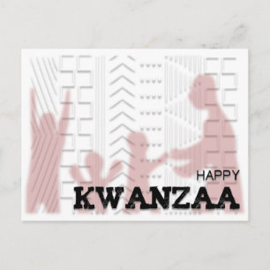 Modern Lycklig Kwanzaa Vykort