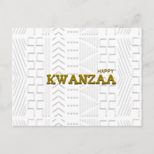 Modern Lycklig Kwanzaa Vykort