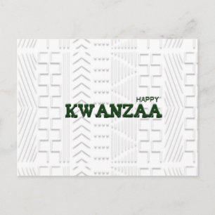 Modern Lycklig Kwanzaa Vykort