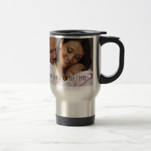 Modern lycklig mors dagfototravel mug resemugg