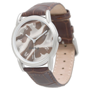 Modern Lyx Elegant Falskt Koxläder Kollektion Armbandsur