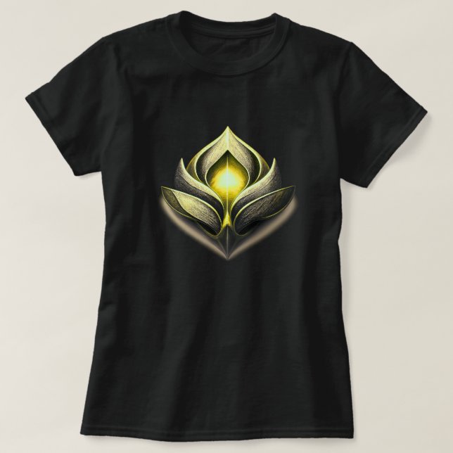 Modern Lyxemblemgrafik  | Ren Abstrakt T Shirt (Design framsida)