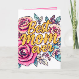 Modern lyxig blommig presentkollektion kort