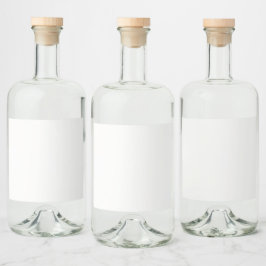 Modern Lyxig Bröllopspersonalisering Spritflaskor Etikett