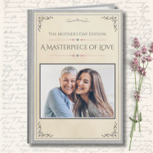 Modern Lyxig Saga Premium Morsdags kort