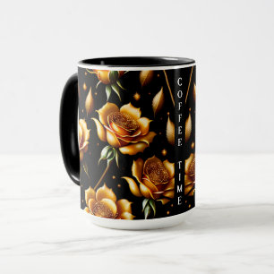 Modern lyxur Boho Guld Ro-samling Mugg