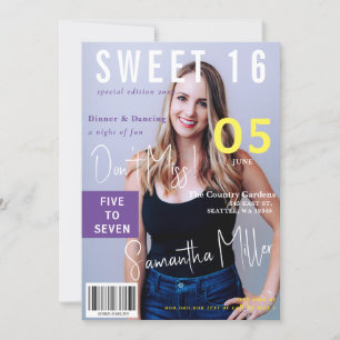 Modern magasinomslag 2 Foton, Sverige 16 Inbjudningar