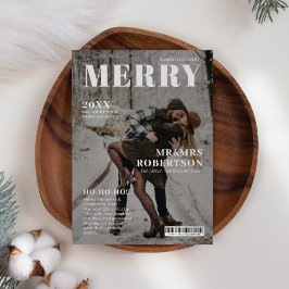 Modern Magazine Cover-julkort Julkort