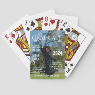 Modern Magazine Photo Studenten Casinokort