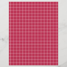 Modern Magenta Geometric Grid Scrapbook Papper