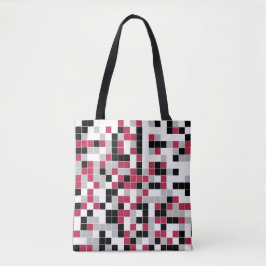 Modern Magenta Geometric Tygkasse