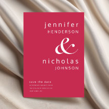 Modern Magenta Typografi