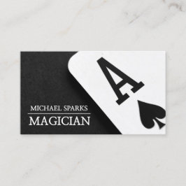 Modern Magic Magician Card Poker Underhållning Visitkort