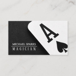 Modern Magic Magician Card Poker Underhållning Visitkort