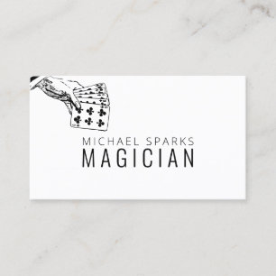 Modern Magic Magician Card Poker Underhållning Visitkort