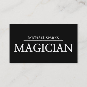 Modern Magic Magician Card Poker Underhållning Visitkort