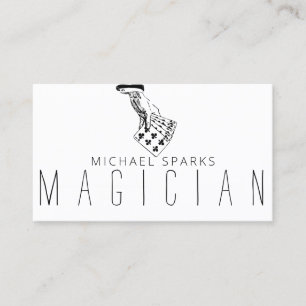 Modern Magic Magician Card Poker-underhållning Visitkort