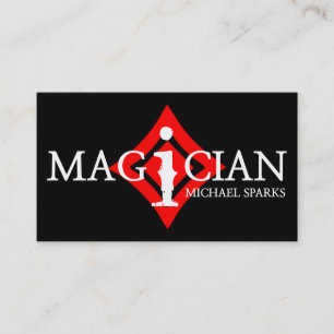 Modern Magic Magician Card Poker Underhållning Visitkort