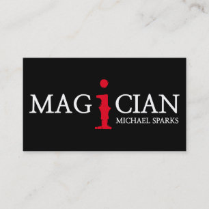 Modern Magic Magician Card Poker Underhållning Visitkort
