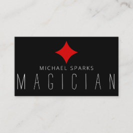 Modern Magic Magician Card Poker-underhållning Visitkort