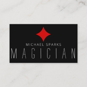 Modern Magic Magician Card Poker-underhållning Visitkort