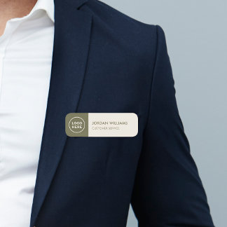 Modern Magnetic Company Logotyp Employee Namn bric Namnbricka