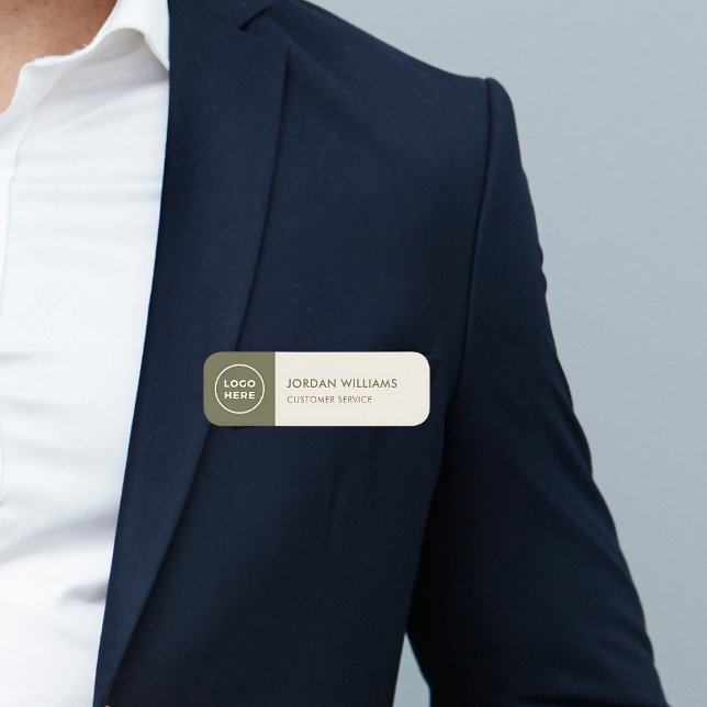 Modern Magnetic Company Logotyp Employee Namn bric Namnbricka (Skapare uppladdad)