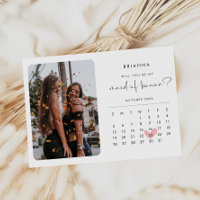 Modern Maid of honor Frieri fotokalender