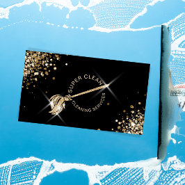 Modern Maid Städning Gnistra för hushållstjänster Visitkort