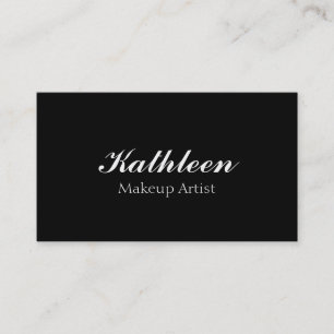 Modern makeup Artist, Affärskortet Beauty Salon Visitkort