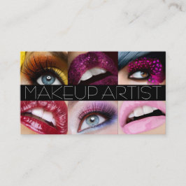 Modern makeup Artist Cosmetology Salon Beauty Visitkort