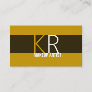 Modern makeup Artist Cosmetology Salon Visitkort