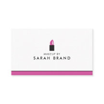 Modern makeup-artist med Lipstick-Logotyp