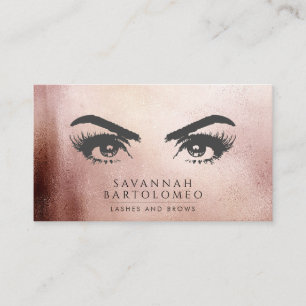 Modern Makeup-konstnär Ro Guld Faux Foil Visitkort