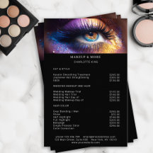 Modern, Makeup Photo Glitter Salon Price List 