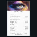 Modern, Makeup Photo Glitter Salon Pris lista<br><div class="desc">Modern,  Makeup Photo Glitter,  Pris List Flyer. Redigera produkten om några minuter genom att lägga till data. Du kan ändra teckensnitt/färg/position genom att "ytterligare anpassa".</div>