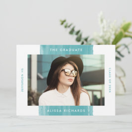 Modern målad Studentfest för måltavla Inbjudningar