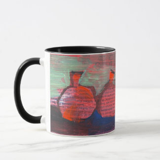 Modern måleri, granatäpple mugg