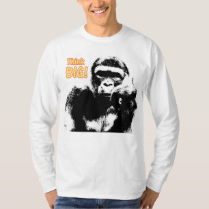 Modern mall för Gorilla Pop Art Motivational Quote T Shirt