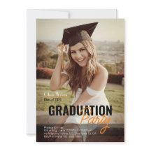 Modern mall för inbjudan till fotoStudentfest