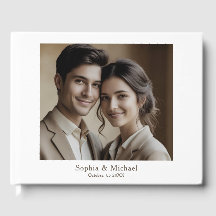 Modern Mall för minimal fotoutgång Bröllop Guest B