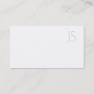 Modern mall för minimal monogram-Professionell Visitkort