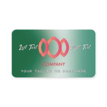 Modern mall för övertoningsmetallisk Grönt