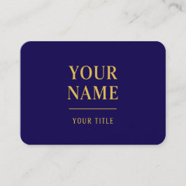 Modern mall för visitkort för svart och Guld