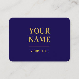 Modern mall för visitkort för svart och Guld